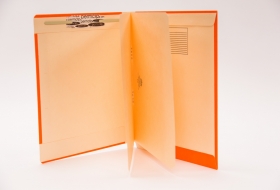 Kolor-Lok™ End Tab Right Hand Pocket Folder with Inner Folder and Fastener in Position 3, 50