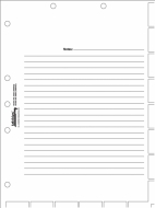 Chart Index Divider Sheets - White, 100/Pkg<br />11-53520