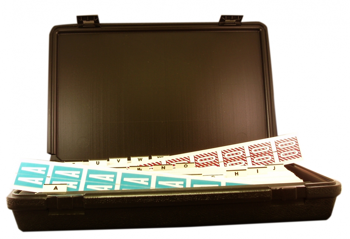 A-Z Labels Col'R'Tab 1-1/2&quot; Desktop Kit - 82100 Series 3,200 Labels/Kit, 1 Kit