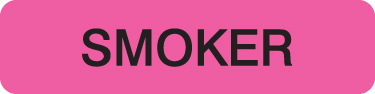 Smoker 1-1/4"x5/16" Fl-Pink, 500/Roll<br />11-MAP186
