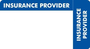 Insurance Provider 3-1/4"x1-3/4" Blue, 250/Roll<br />11-MAP5190