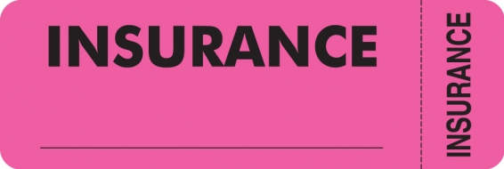 Insurance 3"x1" Fl-Pink, 250/Roll<br />11-MAP6420