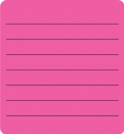 Blank Write-On 2-1/4"x2-3/8" Fl-Pink, 45/Pkg<br />19-UL849