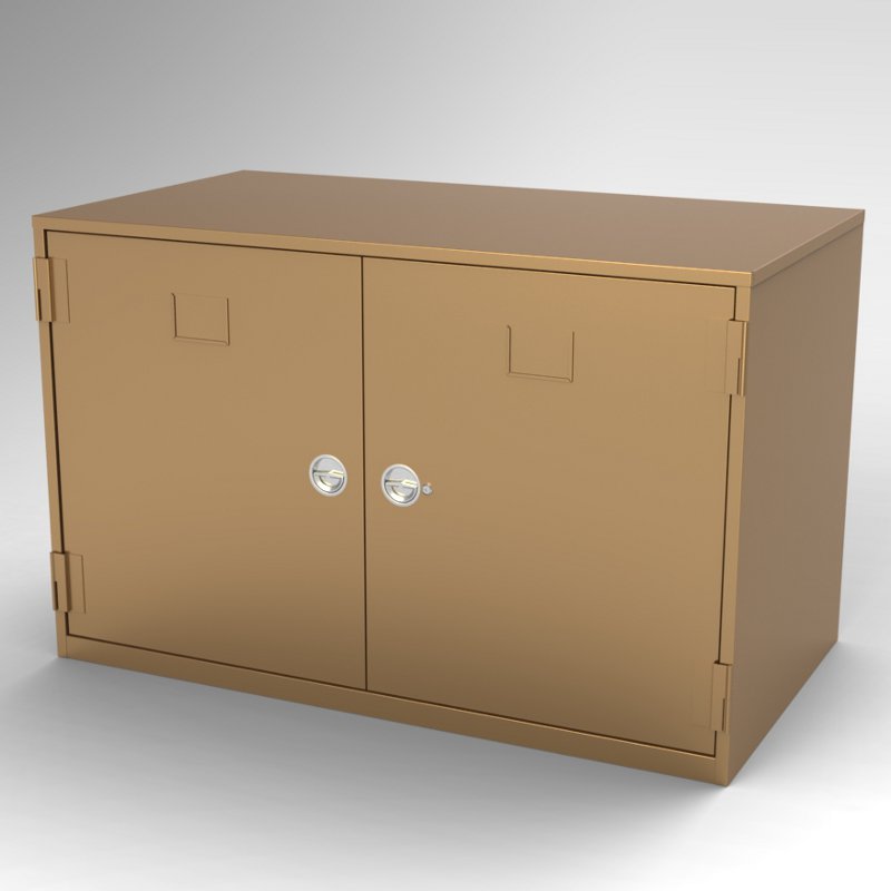 Double Door, Half-Height Configurable General Storage Case
