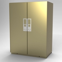 Double Door, Full Height Configurable General Storage Case