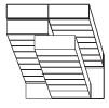 Tri-Lateral Slider, 2-1-1 Mobile Open Filing  System, Letter Size, 9 Shelves, 8 Openings, 76&quot;w x 41&quot;d x 94-3/4&quot;h