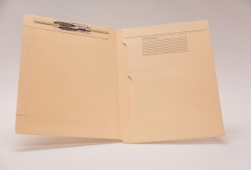 End Tab Right Hand Pocket Folder with Fastener in Position 3, 50