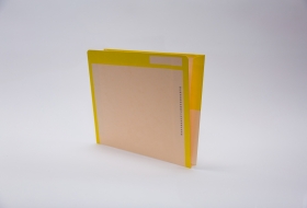 Kolor-Lok™ End/Top Tab Left Hand Pocket Folder with Fastener in Position 1, 50