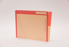 Kolor-Lok™ End Tab Right Hand Pocket Folder with Fastener in Position 3, 50