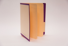 Kolor-Lok™ End/Top Tab Left Hand Pocket Folder with Inner Folder, 50