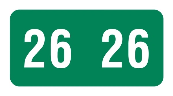 Year Labels Smead 1/2&quot;, 250/Pkg