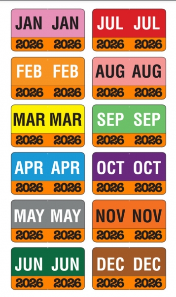  2026 Month/Year - 2700/Set 