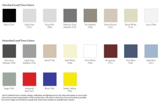 Preconfigured, Legal Size, Open Shelving, Adder Unit, 9 openings, 10 shelves, 30&quot;w x 30&quot;d x 97-1/4&quot;h