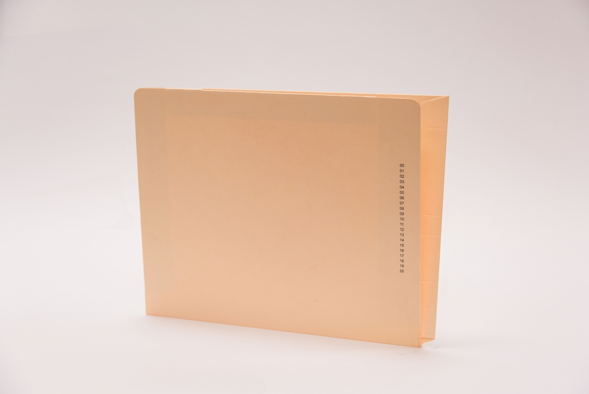 End Tab Right Hand Pocket Folder, 50