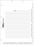 Legal Index Divider Sheets 8-1/2&quot;x11&quot; 7-Hole Punch - White, 100/Pkg