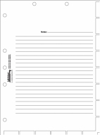 Chart Index Divider Sheets - White, 100/Pkg