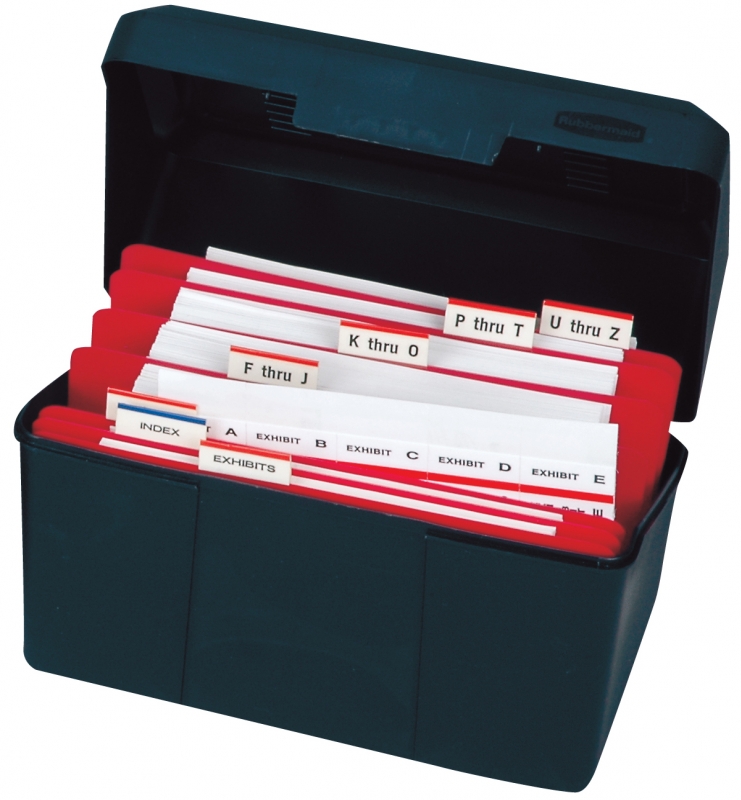 Alphabetical Legal Exhibit Index Tabs Desktop Kits - 1,100 Labels/Kit, 1 Kit