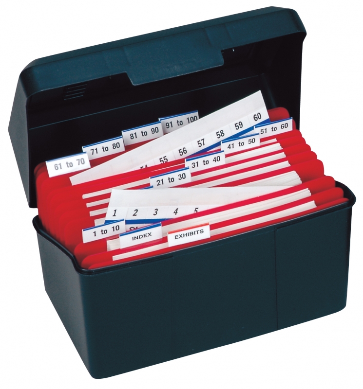 Numerical Legal Exhibit Index Tabs Desktop Kits 1,900 Labels/Kit, 1 Kit