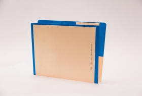 Kolor-Lok™ End/Top Tab Left Hand Pocket Folder with Fastener in Position 1, 50<br />12-F2643XX