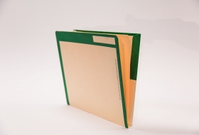 Kolor-Lok™ End Tab Right Hand Pocket Folder with Inner Folder, 50