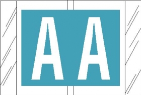 A-Z Labels Col'R'Tab 1" (A-M Solid), 500/Roll<br />11-2030RA-11-2030RMC