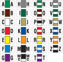 A-Z Labels Jeter 3/4&quot;