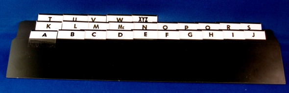 A-Z Guides Only, 1 Set<br />11-4950-DIVIDERS