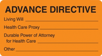 Advanced Directive 1-1/4"x5/16" Fl-Orange, 500/Roll<br />11-MAP3500