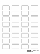 Labels-U-Create Laser 1-1/2"x7/8", 320/Pkg<br />SG-11-40100-11-40103