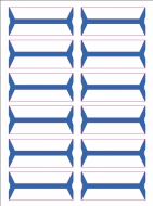 Wrap-Around Laser Name Label, 240/Pkg<br />SG-11-49401-11-49406