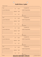 Dental Form - Health History Update, 100<br />36-RS-906