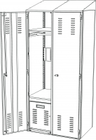 Personal Storage Locker - Starter Unit<br />DA-PLOC1