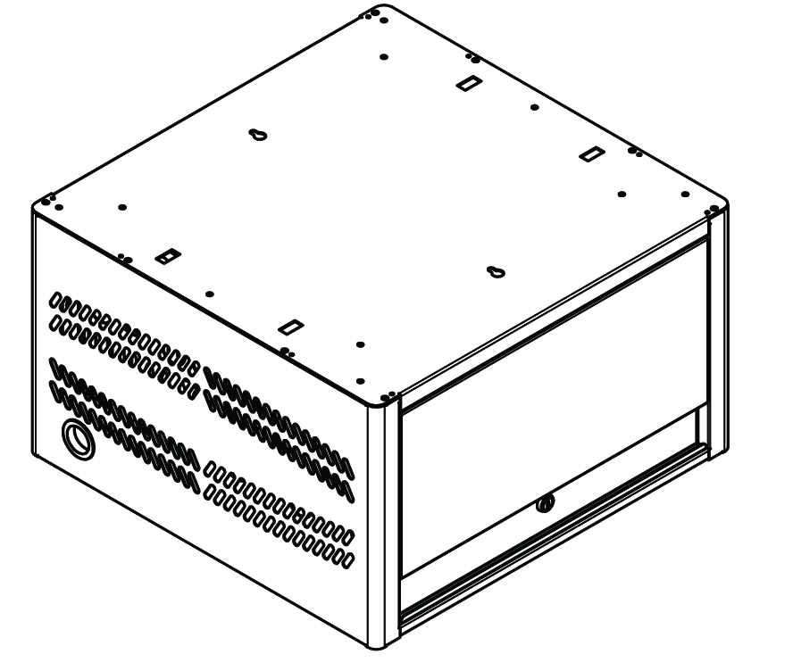 Tablet Depot, No Wheels, 20 capacity, Secure and Charge Tablets, 24&quot;w x 22&quot;d x 12-11/16&quot;h