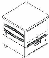 Tablet Depot Cart, 5" Caster Wheels, 20 capacity, , 24-3/4"w x 22-3/4"d x 27-1/4"h<br />DA-TDP20-5