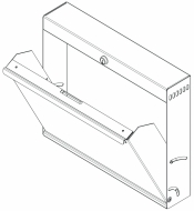 LapTop Locker 2, Key Lock, 18"w x 3-1/2"d x 14-1/2"h<br />DA-LTL-2K