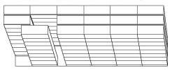 Tri-Lateral Slider, 6-5-5 Mobile Open Filing  System, Letter Size, 9 Shelves, 8 Openings, 296"w x 41"d x 94-3/4"h<br />DA-T865LT-4P8