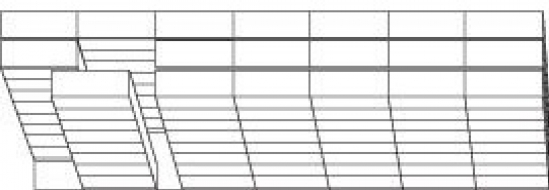 Tri-Lateral Slider, 7-6-6 Mobile Open Filing  System, X-Ray Size, 6 Shelves, 5 Openings, 260&quot;w x 58-1/2&quot;d x 94-3/4&quot;h