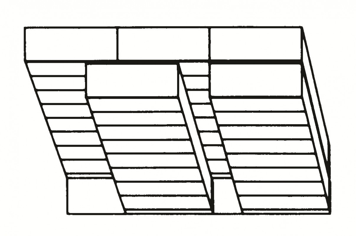 Bi-Lateral Slider, 3-2 Mobile Open Filing  System, Letter Size, 9 Shelves, 8 Openings, 148&quot;w x 26-1/2&quot;d x 93-3/4&quot;h