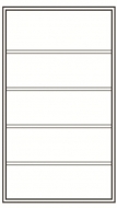 Organizing Station, 4 shelves, 5 openings, Jumbo<br />DA-SR3191