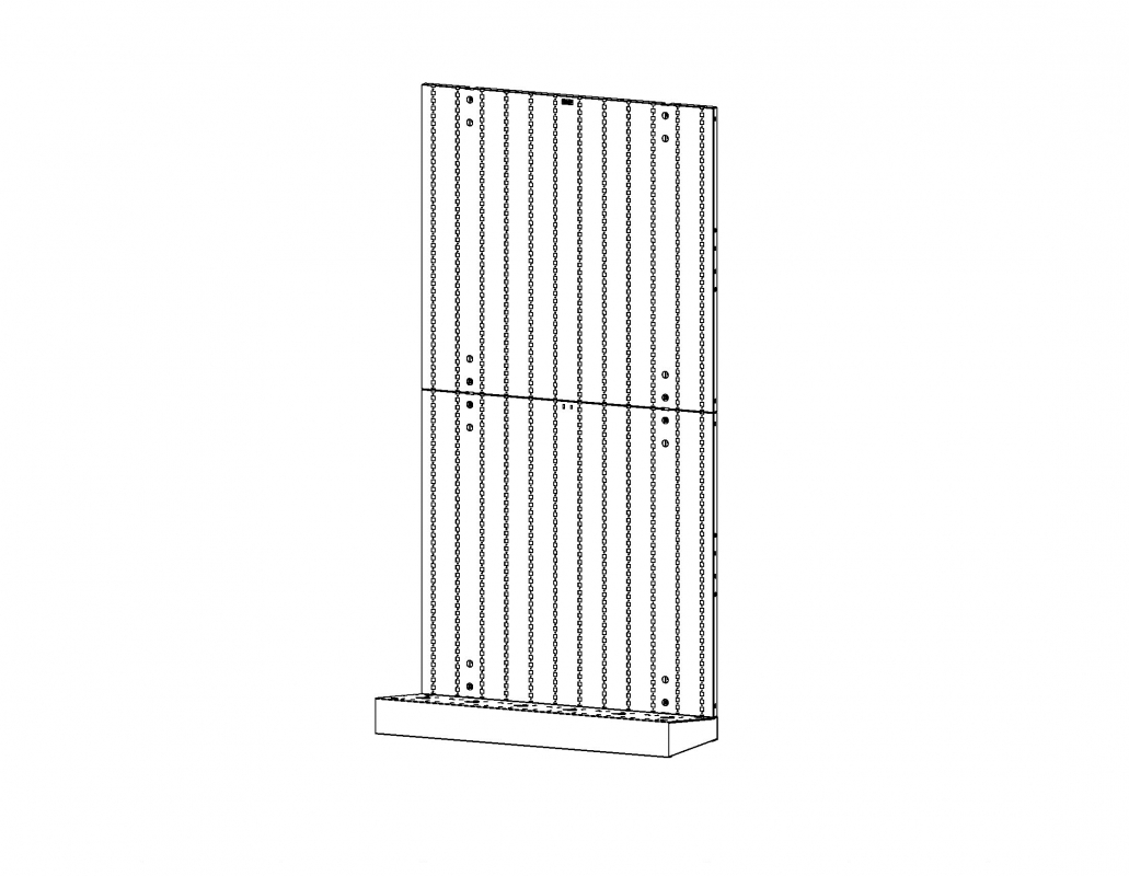 Universal Weapons Rack, Rack w/Base, (1) 4215, (2) 4240