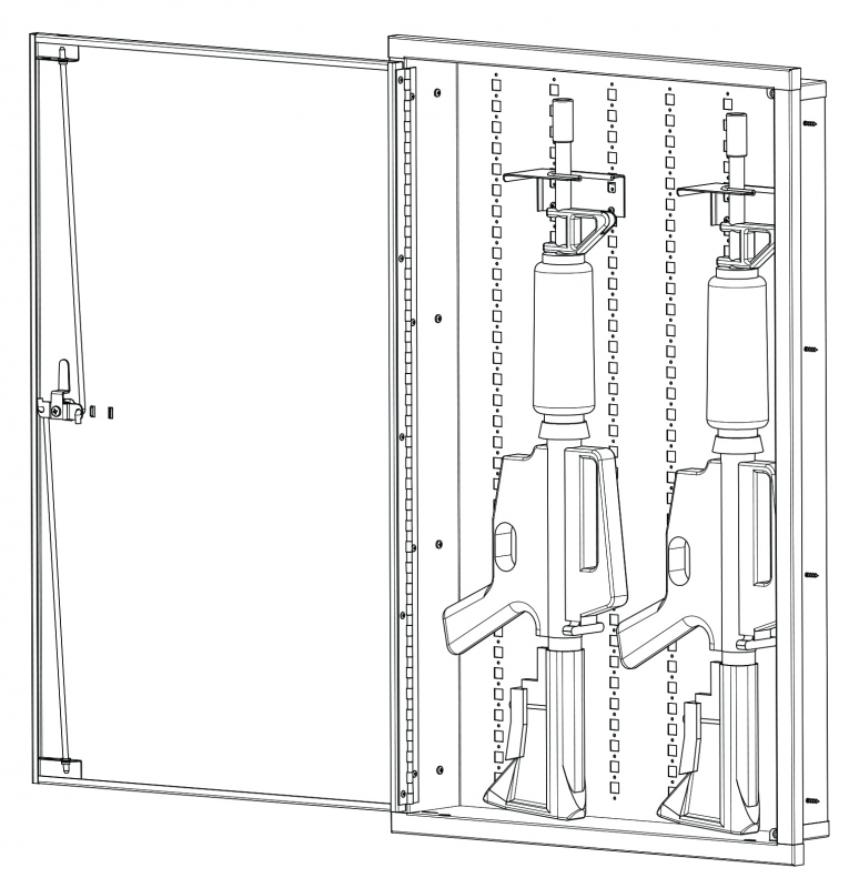 Recessed Storage Locker