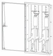 Recessed Storage Locker<br />DA-RSL-3624