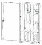 Recessed Storage Locker<br />DA-RSL-5416-EL