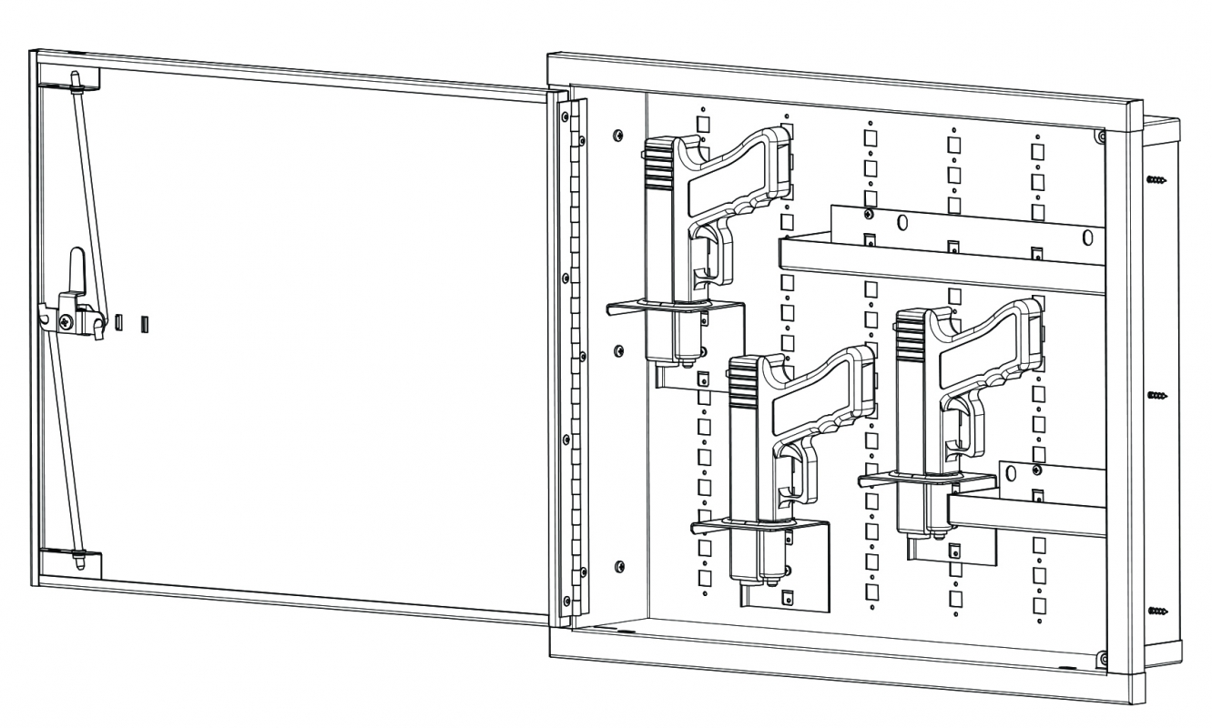 Recessed Storage Locker